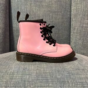 Kids Dr Marten Pink Air Wair Boots
